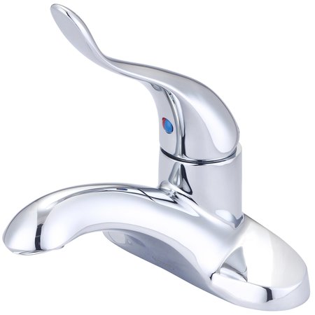 CENTRAL BRASS Single Handle Cast Brass Lavatory Faucet in Chrome 1960-AEH